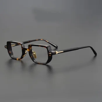 JMM Gözlük Jacques Retro gözlük çerçevesi erkekler vintage kare tasarımcı marka optik Miyopi okuma kadınlar reçete Gözlük