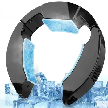 Adjustable Ayarlanabilir USB Bladeless HangNeck Fan Yarı İletken Soğutma Boyun Bandı Şarj Edilebilir Dilsiz Taşınabilir Açık Elektrikli Soğutucu