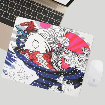 Japon Sanat Mouse Pad yin ve yang Koi Balık Mousepad Oyun masa pedi Kişiselleştirilmiş Ofis Fare Mat