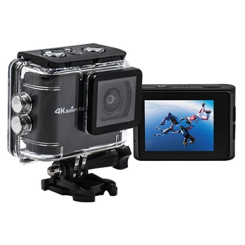 Amazon Su altında ilk on satış wifi spor dijital video eylem kamera 4k 30fps su geçirmez mini kask spor eylem kamera