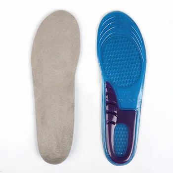 1 çift Ortez Arch Destek ve Ayak Ağrısı Masaj Silikon Jel Yumuşak Spor Ayakkabı Taban Pedi Adam Kadınlar İçin tabanlık Anti-Şok