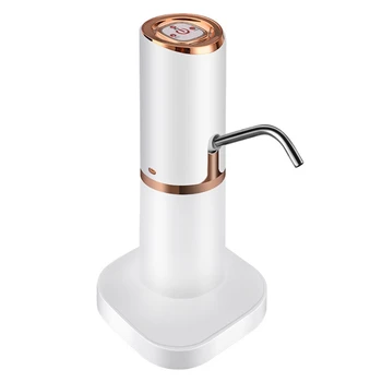 Su Şişesi Pompası Su Şişesi Dağıtıcı USB Şarj Otomatik İçme Suyu Pompası Taşınabilir Elektrikli su sebili