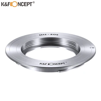 K & F KONSEPT için M42 Lens EOS EF montaj Adaptörü Halka Metal İçin Fit M42 vidalı bağlantı Lens İçin Canon EOS Dağı Kamera Gövdesi