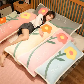 Sevimli Çiçek Yastık Kız Uyku Bacak Yastık Başucu Yastık Yatak Odası Yatak Yastık Uzun Yastık Yan Yastık Konfor uyku yastığı