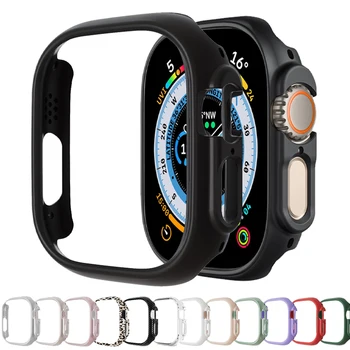Koruyucu Apple Ürünü için Ultra kılıf 49mm Kapak 49mm Smartwatch PC Tampon smartwatch Temperli İwatch Serisi 8 Aksesuarları