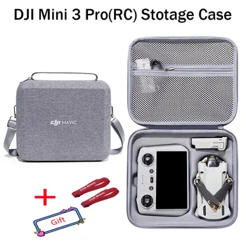 DJI Mini 3 Pro RC&RC N1 Hepsi Bir Omuz Taşınabilir Çanta Darbeye Drone Aksesuarları Saklama Kutusu Hediye Pervane Sabitleyici