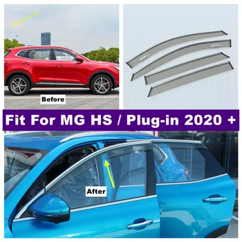 Araba Pencere Paneli Aksesuarları İçin Fit MG HS / Plug-in 2020 2021 2022 Pencere Saptırıcı Yağmur Guard Visor Tenteler Koruyucu Kapak