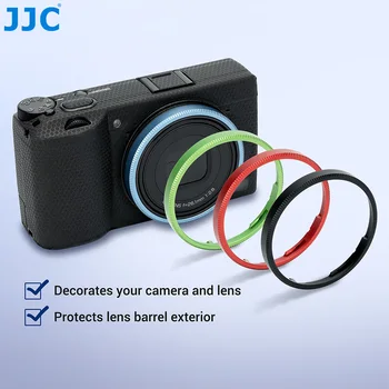 JJC GR3x Metal Halka Kapağı Ricoh GR IIIx GR3IIIx Değiştirir GN-2 Lens Dekorasyon Lens Halkası Adaptörü Koruyucu Kamera Aksesuarları