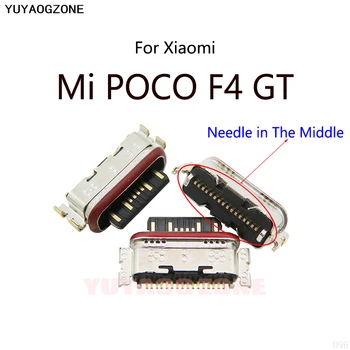 50 Adet / grup Xiao mi mi POCO F4 GT Pocophone C Tipi USB Şarj Soketi Bağlantı Noktası Jakı Fişi şarj yuva konnektörü