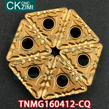 TNMG160412-CQ TNMG 160412 CQ karbür insert Dış dönüm ekler aracı CNC mekanik Metal torna ahşap Kesme aleti çelik