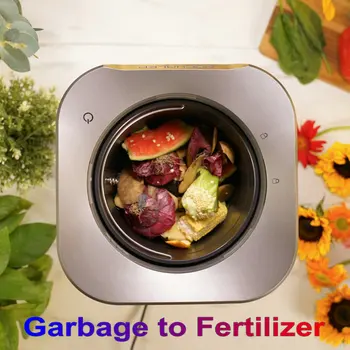 Ev Gıda Atık Kompost Kompostlama Makinesi Kırıcı Mutfak Atık Kompost Makinesi Çöp çöp parçalayıcı Can İşlemci
