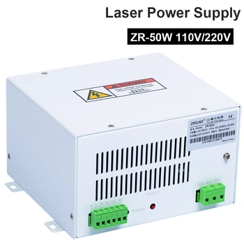Güç Kaynağı Lazer 50 w ZR-50W için 40 W 50 W 60 W Co2 Cam Tüp