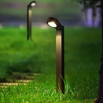 60/80CM 10W LED Bahçe Peyzaj LED Spot Açık Alüminyum Çim Direkleri LightModern Avlu Villa Yol sütun ışığı