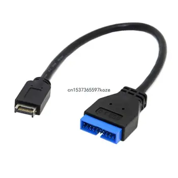 USB3.1 20Pin Dişi USB3. 0 Erkek Uzatma Kablosu Anakart Genişletici Kolay Kullanım