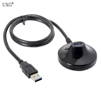 USB 3.0 Tip-A Erkek Dişi Uzatma Dok istasyonu Yerleştirme Kablosu 0.8 m