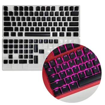OEM Profil Keycaps 108 Tuşları PBT Klavye Tuş Takımı Seti Kiraz MX Anahtarları İçin Mekanik Klavye RGB Arkadan Aydınlatmalı Oyun Klavyeleri