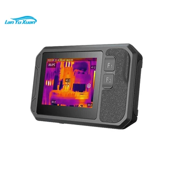 Kılavuz PF210 Cep Termal kamera Kızılötesi 256x192 Dedektörü için 3.5 İnç LCD Dokunmatik Ekran Bina Teşhis, yangın Kurtarma