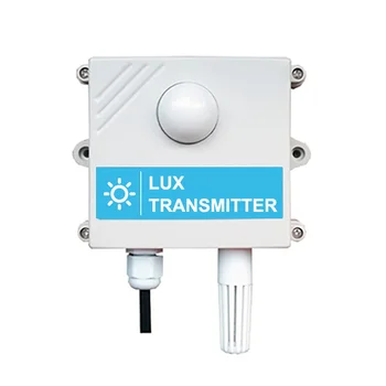 RS485 0-65535 Lux aydınlatma algılama ışık yoğunluğu sıcaklık ve nem sensörü