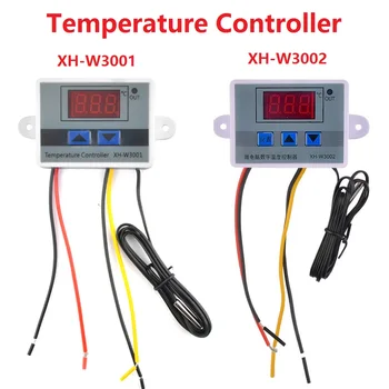 2 Adet XH-W3001 / XH-W3002 Dijital Kontrol sıcaklık kontrol cihazı Termostat Anahtarı Termometre Yeni Termoregülatör 12/24/220V