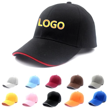 Yeni Özel Logo Pamuk Kadın Beyzbol Kapaklar Erkekler Hop Ayarlanabilir şoför şapkası Açık Rahat Koşu Seyahat Güneş Koruyucu baba şapkası