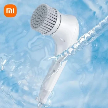 Xiaomi5-in-1Multifunctional Elektrikli Temizleme Fırçası usb şarj Banyo Yıkama Fırçası Mutfak Temizleme Aracı Bulaşık Yıkama Fırçası Yarasa