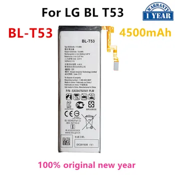 Orijinal BL-T53 4500 mAh Pil Lg BL T53 BL T53 Cep telefonu Pilleri