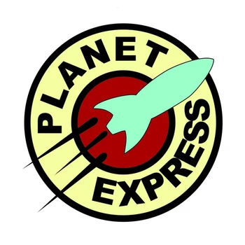 S40486 # Çeşitli Boyutlarda PVC Çıkartması Planet Express Araba Sticker Su Geçirmez Tampon Arka Cam Dizüstü Buzdolabı