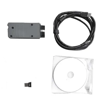 5054A USB Sürüm Desteği Son Sürüm OD-E V14.1 5054A Skoda için Tam Gri-Siyah Plastik Destek