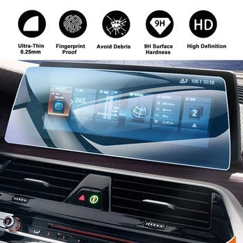 -BMW 5 Serisi G30 / G31 2017-2020 10.25 İnç GPS Navigasyon Dokunmatik Ekran Koruyucu Merkezi Ekran Temperli Cam Filmi