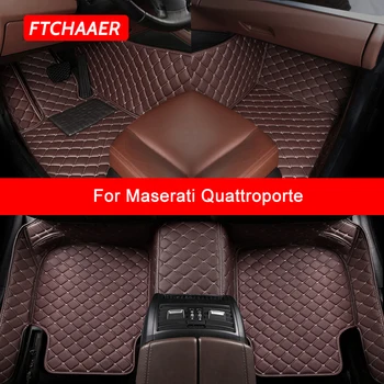 FTCHAAER Maserati Quattroporte İçin Özel Araba Paspaslar Oto Aksesuarları Ayak Halı
