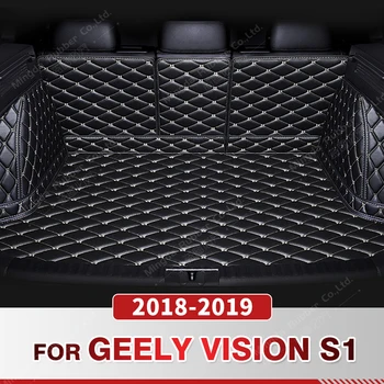 Otomatik Tam Kapsama Gövde Mat GEELY Vision İçin S1 2018 2019 Araba bot kılıfı Pad Kargo Astarı İç Koruyucu Aksesuarları