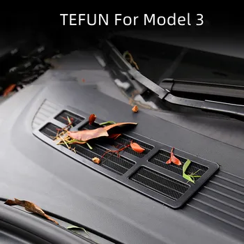 TEFUN Tesla Modeli 3 2022 hava girişi anti-fouling Net Kapak Koruyucu Kapak cibinlik Modifikasyon Aksesuarları