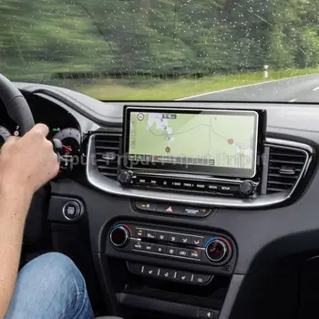 9H Temperli Cam LCD Ekran koruyucu film Sticker Kia Devam 2021 10.25 İnç Araba Navigasyon