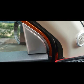 ABS Krom MG GS 2015 2016 2017 aksesuarları araba styling Araba iç A-pillar Hoparlör boynuz halka Kapak Trim