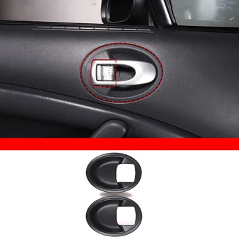 Mitsubishi Eclipse 2006 için 2007 2008 2009 2010 2011 ABS Araba İç Kapı Kase koruma kapağı Düzeltir Sticker Araba Aksesuarları
