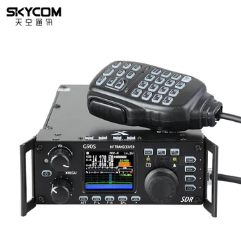 Xiegu G90S Taşınabilir Açık Kısa Dalga Radyo SDR Alıcı Verici HF SSB / CW / AM / FM 0.5-30MHz SDR Yapısı Dahili Otomatik Anten Tuner