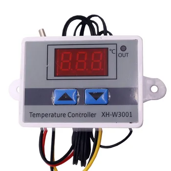 W3001 Dijital Kontrol Termostat anahtarı Termometre Sıcaklık Mikrobilgisayar Yeni Termoregülatör 220V