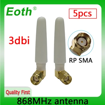EOTH 5 adet 868 mhz anten 3dbi sma dişi 915 mhz lora antene pbx ıot modülü lorawan sinyal alıcısı anten yüksek kazanç