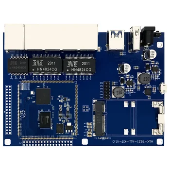 MT7621 Gigabit Ethernet yönlendirici Test Kiti / Geliştirme Kurulu HLK-7621 Modülü Üreticisi Desteği Openwrt Çift Çekirdekli