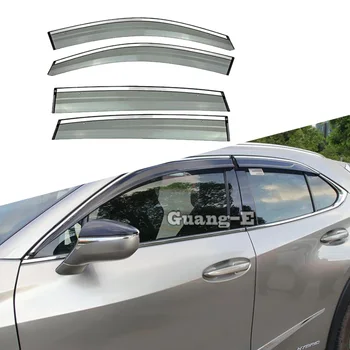 Araba Sopa Plastik pencere camı Rüzgar Visor Yağmur / Güneş koruyucu havalandırma Davlumbaz Lexus ES ES200 ES250 ES300 ES350 2018 2019 2020 2021 2022