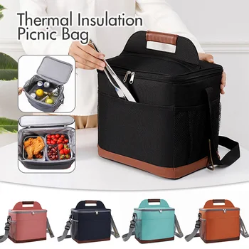 Taşınabilir Öğle yemeği Soğutucu Çanta Katlanır Yalıtım Piknik Buz Paketi Gıda termal çantalar Açık Havada İçecek Taşıyıcı Gıda Teslimat saklama kutusu