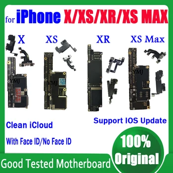 Iphone X / XR / XS / XS Max 64g / 256g Tamamen Test Edilmiş Temizlenmiş iCloud Orijinal Anakart Otantik iPhone Anakart İle Uyumlu