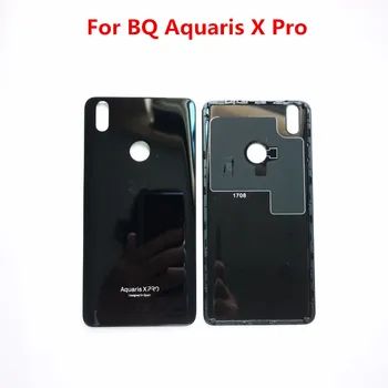 Orijinal Siyah BQ Aquaris X Pro İçin Kılıf Pil Sert Kabuk Koruyucu arka kapak İçin BQ Aquaris X Pro Cep Telefonu