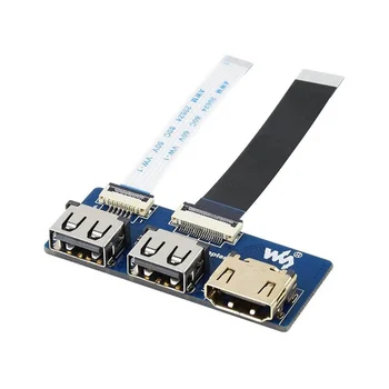 USB HDMI Uyumlu Adaptör Konnektörü Ahududu Pi Hesaplama Modülü 4 CM4 IO Taban Tahtası