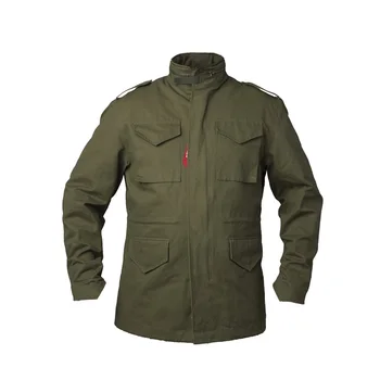 2023 Sonbahar Büyük Boy Vintage ABD Ordusu Hava Kuvvetleri Zeytin Yeşili Askeri M65 Saha Ceketi Dolgusuz куртка-ветровк