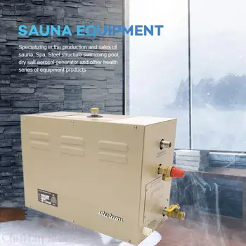 ChuHan 6/7/8 / 9KW AT-S Sauna Spa Buhar Jeneratörü Ev Buhar Duş dijital kontrolör Sauna Odası SPA Buhar Banyosu Makineleri