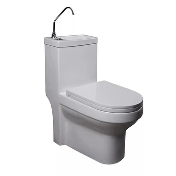 Banyo Ekonomik Sıcak Satış Sıhhi Tesisat Tek Parça Seramik P-trap Tuvalet Lavabo