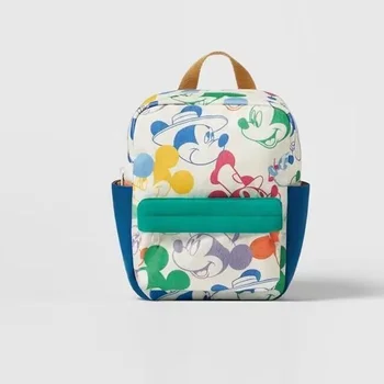 Disney Yürümeye Başlayan Okul Çantaları Minnie Baskı İki omuz çantaları Moda Nefes Yeni Stil Karikatür Sırt Çantaları çocuğun Sevimli Paketi