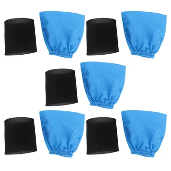5X Tekstil filtre torbaları ıslak Ve Kuru filtre süngeri Karcher İçin MV1 WD3 Elektrikli Süpürge filtre torbası Elektrikli Süpürge Parçaları