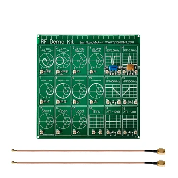 18 Fonksiyonel Modül Vektör Ağ Analizörleri Elektrikli Aletler Filtre / Zayıflatıcı Modülü RF Demo Kiti NanoVNA RF Test Modülü